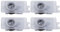 2PC Car LED Door Light Projector Decor Courtesy Lamp For BMW G02 G07 G20 G21 G22 G29 F40 Z4 M4 M 3 Series Auto Accessories Door Welcome Lights (Color : 4 Pieces, Size : For Bmw Logo)