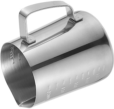 KONTONTY Wachsschmelzbecher aus Edelstahl 600ml für Kerzenherstellung