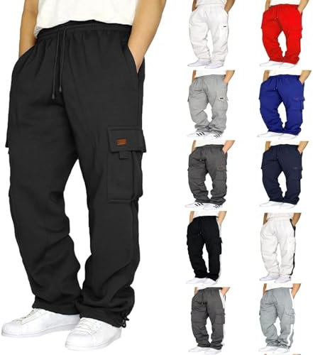 Pantalon Treillis Militaire Homme Cargo Large Baggy Vetement Jogging Travail Hiver