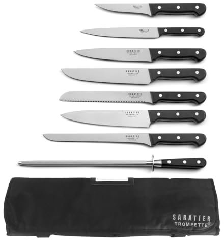 Sabatier Trompette Universal - Valise hôtelière 8 couteaux de cuisine