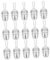 MOTHNUR 30pièces Tubes à à Lèvres Transparent Forme De Pots De Miel Contenants Réutilisables Pour Gloss à Lèvres Pour Et Voyage