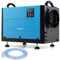 COSTWAY 50L/Day Commercial Dehumidifier, Industrial Compressor Dehumidifiers with Auto/Continuously Dry/Sleep Mode, 24H Timer, Auto Defrost, Memory Starting, LED Display & Drain Hose (Blue, 50L/Day)
