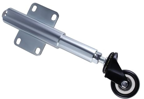CNCYEAH Federbelastete Lenkrolle, Rollen für Tore, Gefederte Lenkrolle Tragkraft 50 kg 5cm, Torlaufrolle Gefedert für Gartentore, Hofzäune, Karusselltüren, Schiebetüren