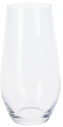 WELL HOME MOBILIARIO & DECORACIÓN Set mit 4 Gläsern aus transparentem Glas, 580 ml