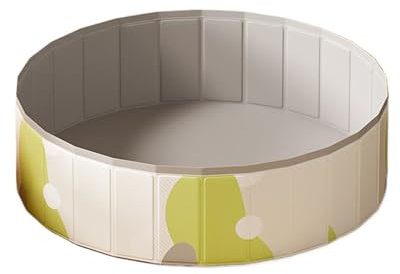 Holdes Klappbarer Pool | Haustier Planschbecken - PVC Hunde Pool Klappbar Tragbar rutschfest Für Katzen Hunde Outdoor Gartenaktivitäten