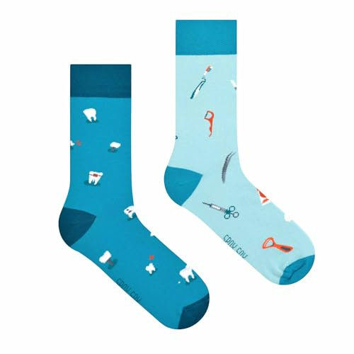 Spox Sox Casual Unisex - unterschiedliche, einzigartige Socken mit Motiven