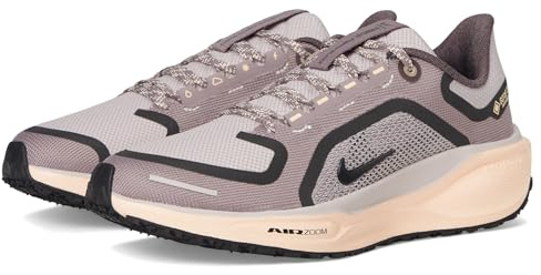 Nike Women's Pegasus 41 Gore-tex Sneaker, Platinum Violet/Black/Crimson Tint/Taupe Grey, 7.5 UK