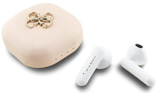 CG Mobile Guess Earphones TWS 4G Metal Logo (pink)