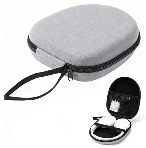 Borsa Cuffie Bluetooth Over Ear per JBL TUNE 760NC / JBL TUNE 720BT / JBL Tune 510 BT/JBL Live 770NC / JBL Tune 520BT / JBL Tune 710BT, Caso Universale Sottile per Cuffie da Viaggio(grigio)