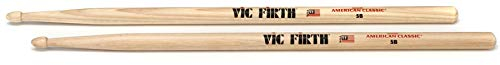 Vic FIrth - Baguettes American Classic® 5B - Hickory américain - Pointe en bois