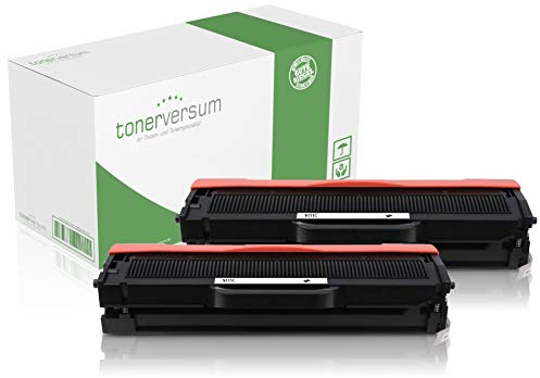 2 Toner kompatibel mit Samsung MLT-D111S Schwarz Druckerpatronen für Xpress M2020 M2020w M2022 M2022w M2026 M2026w M2070 M2070fw M2070w SL-M2022 - MLT-D111S/ELS Black