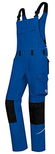BP 1804-720-13-56s Latzhose, Stretch-Hosenträger mit Clipbefestigungen, 305,00 g/m² Verstärkte Baumwolle, Königsblau, 56s