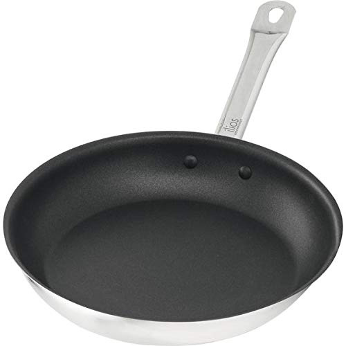 ilios Kochkunst Bratpfanne Mehrschicht, 32 cm, antihaftbeschichtet, induktionsgeeignet, aus Edelstahl