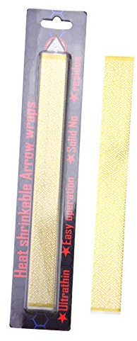 SHARROW 30pcs Pfeilcresting Pfeil Wraps Pfeilshaft Aufkleber Schrumpfbare Arrow Wraps für Bogenschäfte Fletches