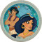 Multicolor Disney Aladdin Round Dinner Plates (9) 8 Count - Perfect Tableware for Aladdin Fans and Disney Themed Birthday Celebrations