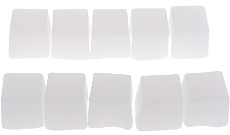 chiwanji 10x Bunte Kerzenwachs Paraffinwachs Blöcke Für Die Hauptkerzenherstellung Liefert - Weiß