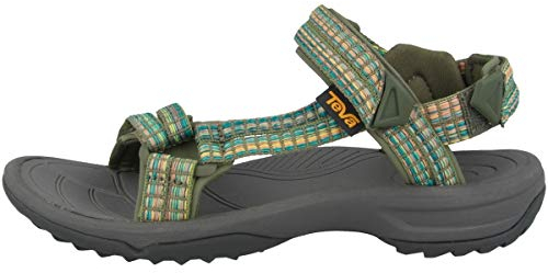 Teva Terra Fi Lite - Sandali a Punta Aperta Donna, Verde (Burnt Olive Btol), 39 EU