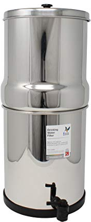 DOULTON Purificateur d'eau à gravité British Berkefeld 8,5 L équipé de 4 cartouches atc supersterasyl