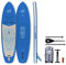 Indiana SUP 10'6 FAMILY PACK, BLAU mit 3-tlg. Fiberglas/Komposit Paddel