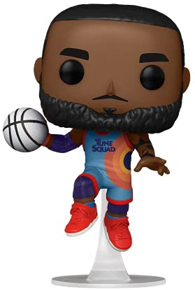 Funko Pop! Movies: Space Jam 2 - Lebron James - (Leaping) - Vinyl-Sammelfigur - Geschenkidee - Offizielle Handelswaren - Spielzeug Für Kinder und Erwachsene - Movies Fans