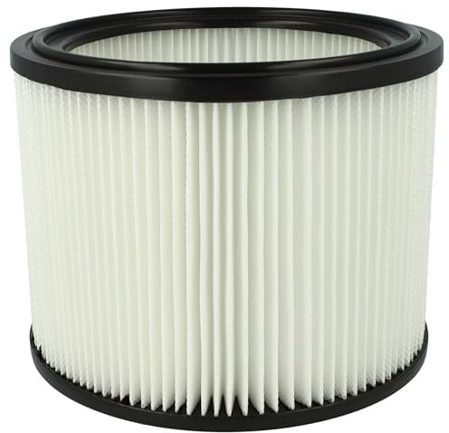 vhbw Filterelement kompatibel mit Flex VC 21 L MC | VC 25 L MC, VC 26 L MC Nass-/Trockensauger - Feinstaubfilter, Papier / Gummi