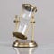 Brogtorl Leere Flasche Sanduhr Retro Leeres Sanduhr mit Metallrahmen Vintage Messing goldene Sanduhr Einzigartiges kreatives Souvenirgeschenk.