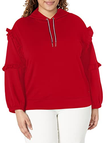 Tommy Hilfiger Damen W2gh0700-cpq-1x Kapuzenpullover, Chili Pepper, 1X