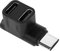 QIANRENON 1 to 2 USB C 3.1 90 ° Angle Adapter 10Gbps USB 3.1 Type C Male to USB C3.1 and USB C2.0 Dual Female Right Angle Connector, Support 4k@60HZ HD 100W, for Smartphone Laptop Tablet Steam Deck