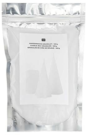 Rico Design Kerzen Wachs Granulat weiß 300g