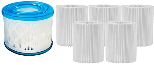 ZXAZX Poolfilter Typ D/VII Filterkartusche Poolpumpe Filteranzug für D/VII Ersatz Schwimmbadfilter