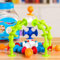 NAGU DIY 48 weiche Silikon-Saugball-Bausteine ​​Puzzle-Spielzeug für Kinder, Silikon-Bausteine ​​Spielzeug zusammengebauter Saugnapf