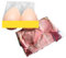 Silikonbrüste für Dakimakura Anime, Inklusive 2WAY Kissenbezug und Fleece-Kissenbezug, passend für Japanisches Umarmungskissen 160x50cm, C Cup
