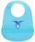 Only4fan S.r.l. SS Lazio Bavaglino Silicone con Tasca, Celeste, Taglia Unica Unisex-Bimbi