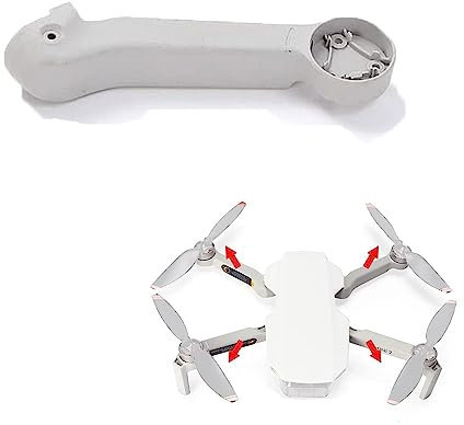 zalati Armschale ohne Motor Ersatzarme Abdeckung Zubehör Reparaturteile Kompatibel mit DJI Mavic Mini 2/ Mini SE - Hinten Links