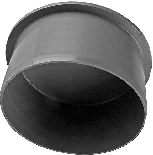 MegaHaustechnik HT Stopfen für Muffen von Rohr Außendurchmesser 110mm 11cm DN110 DN100 Kanalrohr Abwasser Abfluss Leitung Lüftung Kunststoff PP grau End Stück Deckel Kappe Blind Verschluß Abschluß