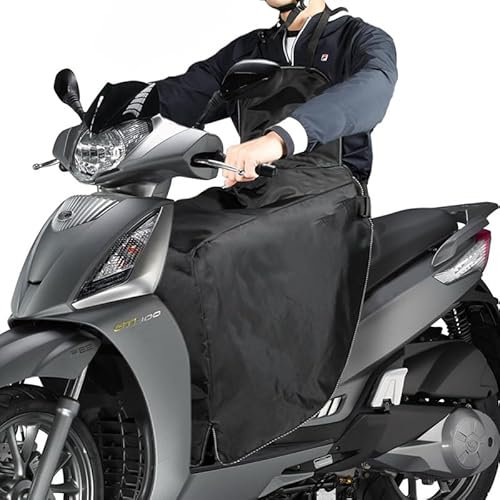 LieIe Cubrepiernas Scooter Moto Universal, Engrosado, Funda Protección Piernas a Prueba de Viento Impermeable Invierno, Funda Protectora Piernas contra Frío/Lluvia, Manta Moto Scooter Motocicletas