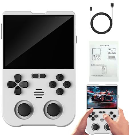 Retro-Handheld - Console di gioco retrò con batteria da 3000 mAh - Touch screen da 3,5 pollici, console di gioco, supporta più emulatori, emulatore palmare per ragazzi Tsuchiya