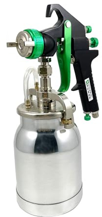 DP DYNAMIC POWER Professionelle Siphon Feed Spray Paint Gun mit 1,8 mm, 2,2 mm Spitzen 1000cc Cup, Automotive, Auto Lackierpistole Sprühgerät, Lackierpistole für Hausmalerei, Auto, Möbel