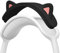 kwmobile Katzenohren Kopfband Abdeckung kompatibel mit Apple AirPods Max - Cat Ear Stirnband Polster - Kopfhörer Aufsatz in Schwarz Pink
