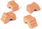 LaGreen Set di 4 Piedi in plastica per vasi da fiore in terracotta – rialzo per vasi in plastica extra stabile - Per interni ed esterni