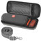 Tasche & Hülle für JBL Flip 6 & 5- Schutztasche für JBL Flip Essential 2, Zubehör, Wasserdicht, praktische Lautsprecher-Etui, Grau