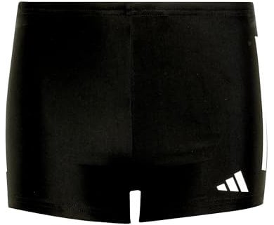adidas Jungen 3-Stripes Swim Boxers Kids, Black/White, 15-16 Years