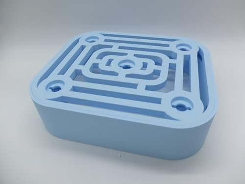 Kenwood Chef - Supporto per 5 accessori in stile Art Deco (blu pastello)