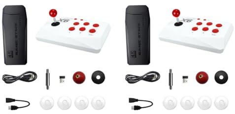 Consola de Videojuegos LYEAA M8-X6 Ultimate Arcade: 4K, más de 20000 Juegos, Joystick, 32/64/128G para Juegos de Mesa de Juguete Retro