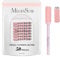 MelodySusie 50Stk Nagelfräser Bits Kleine Schleifbänder mit 3.1mm Mandrel Bit, 240 Extreme Feine Körnung Nagelfeile für Acryl Nägel Gel Maniküre und Pediküre, Rosa