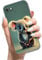 Handyhülle für iPhone SE (2022) / SE 2020/8 / 7 Hülle Tier Muster Motiv Weich TPU Silikon Schwarz Case für Mädchen Jungen Dünn Slim Soft Cover - Koala Bär