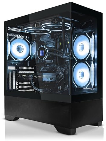 SYSTEMTREFF High-End Gaming PC AMD Ryzen 9 9900X 12x5.6GHz | Nvidia RTX 5080 16GB GDDR7 mit DLSS 4 | 1TB M.2 NVMe | 32GB DDR5 RAM | Windows 11 | Desktop Computer Rechner für Gamer, Zocker & Streamer