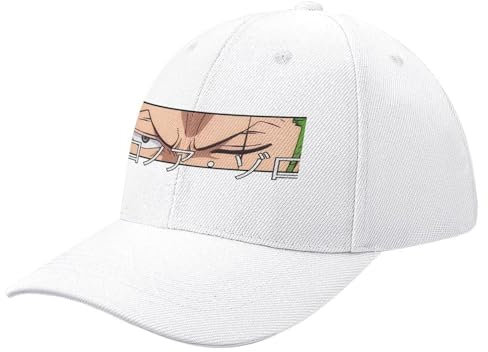 CIZIEOE Baseball Kappe Baseball Cap Zoro's Glare Baseball Cap Rugby modische Custom Cap Damen Hut Herren