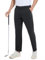 Holure 32'' Men's Golf Trousers Waterproof Straight Fit Lightweight Stretch Outdoor Pants with Pockets Casual Pants Dark Grey 30
