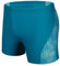 AMZSPORT Maillot de Bain Homme Short de Bain à Séchage Rapide Boxer de Plage avec Cordon de Serrage, Bleu Vert, L